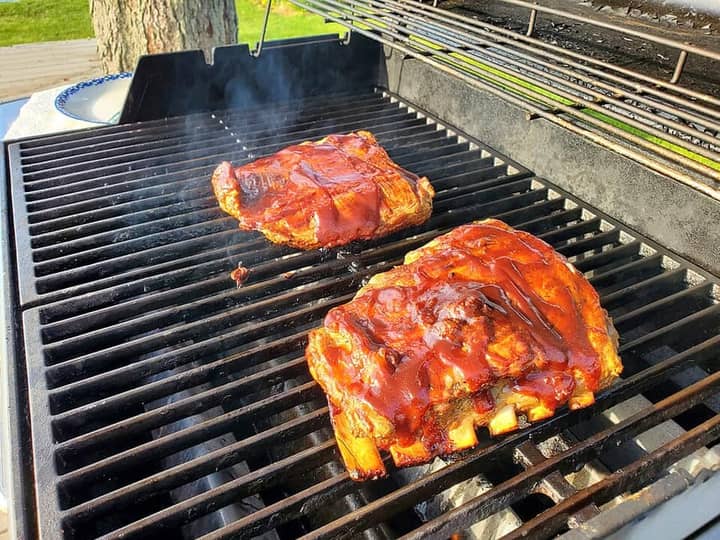 Weber gas BBQ